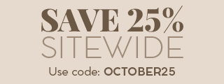 Sale: Save 25% sitewide with code OCTOBER25