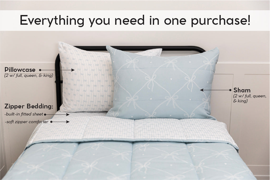 Tied With A Bow Zipper Bedding