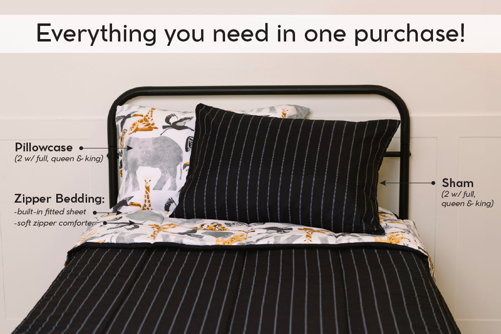 Into The Jungle Zipper Bedding