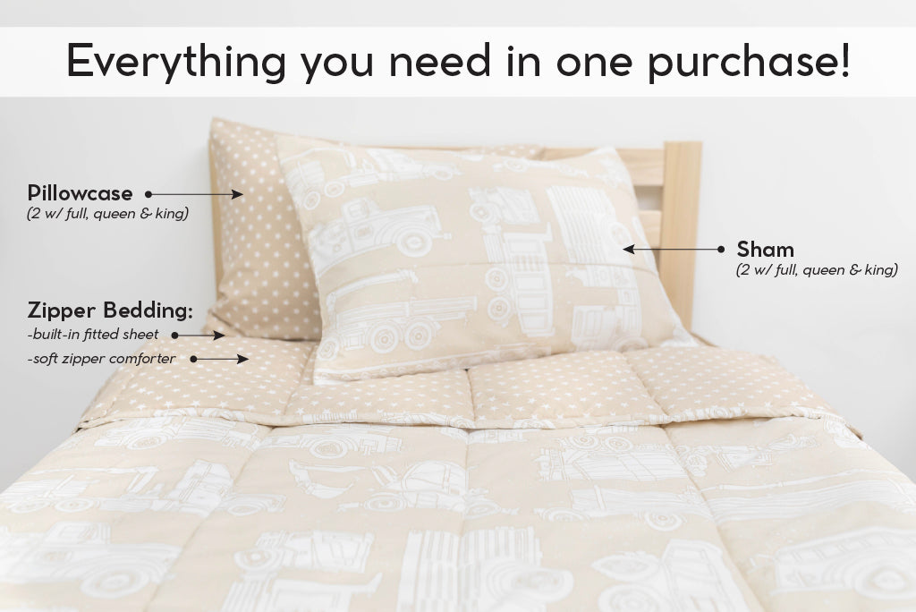 Mack Zipper Bedding