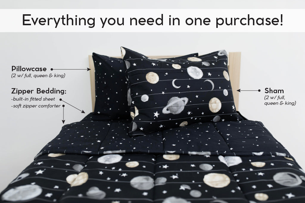 Out Of This World Zipper Bedding